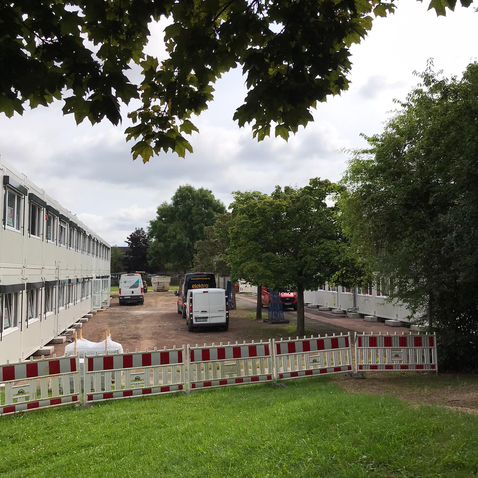 2021 07 27 Baustelle Container
