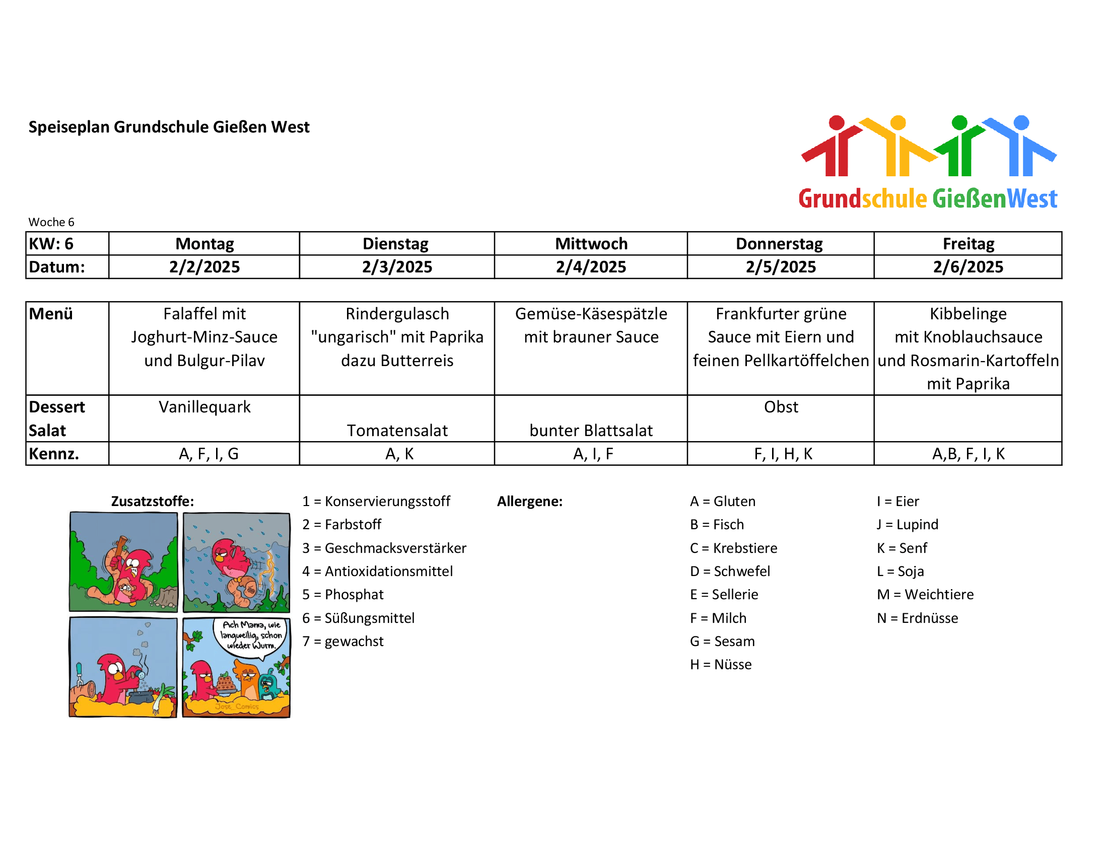 2026 06 Speiseplan Woche 6